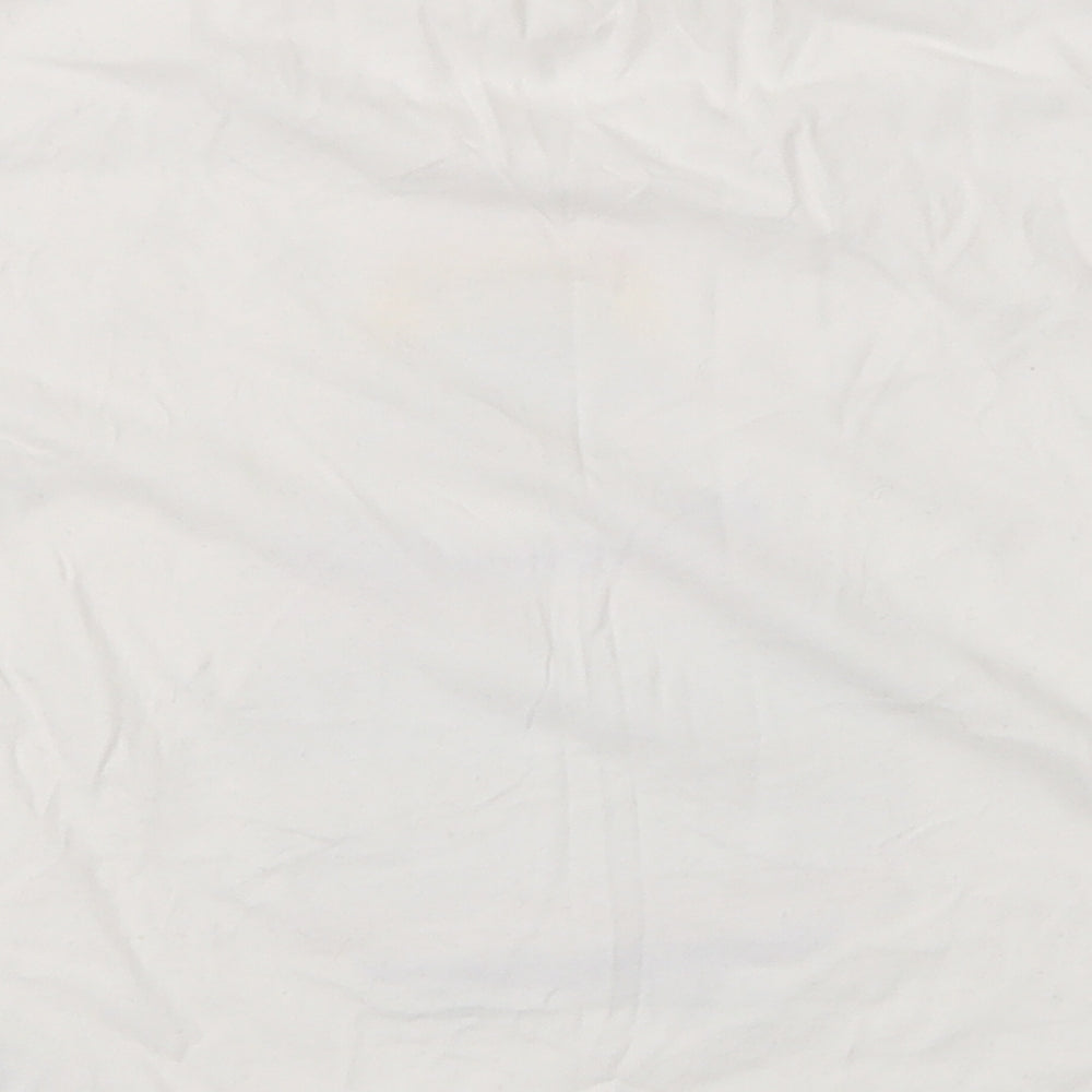 M&S Girls White Basic T-Shirt Size 6-7 Years - Penguin