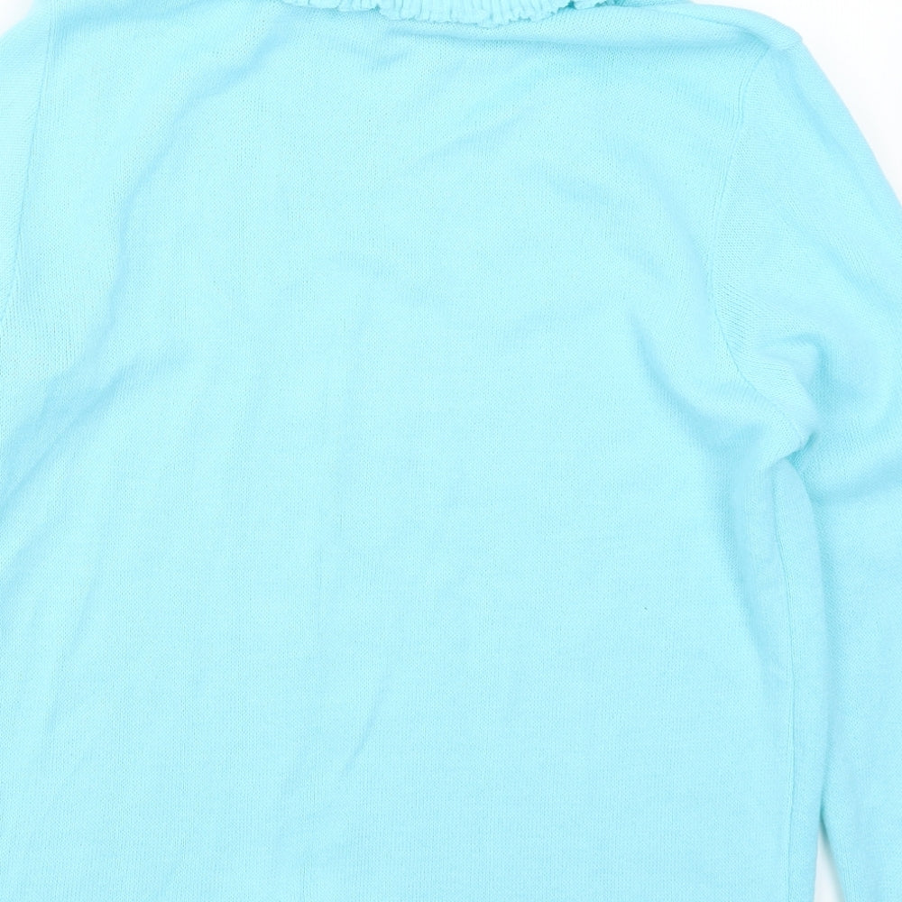 Pure & Natural Womens Blue Pullover Jumper Size L