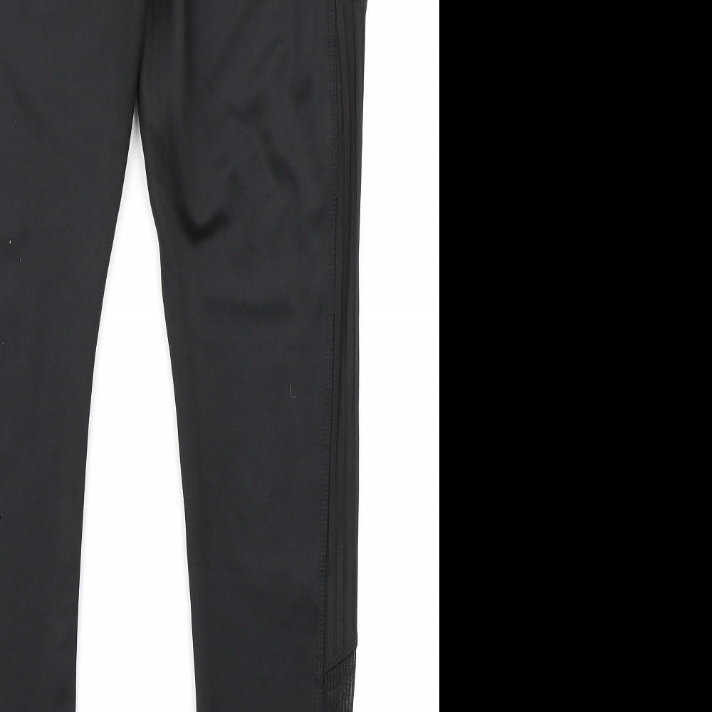 Workout Womens Black Compression Leggings Size S L23 in