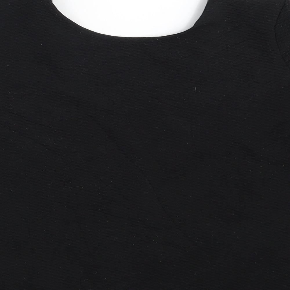 ASOS Womens Black Basic T-Shirt Size 8