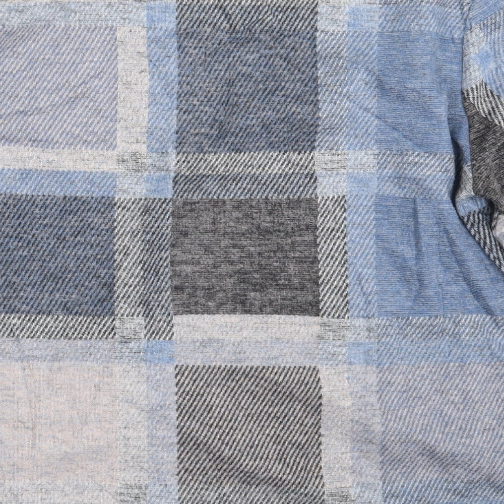Marks & Spencer Womens Multicoloured Check Pullover Jumper Size 10