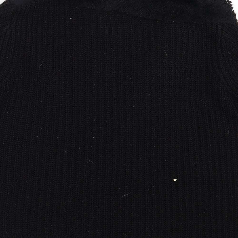 New Look Womens Black Cardigan Jumper Size S