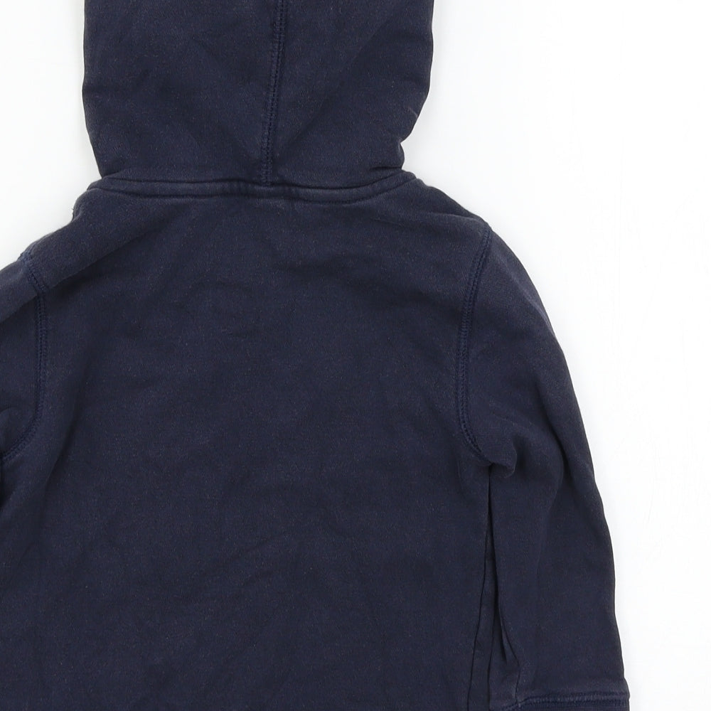 Gap Boys Blue Jersey Pullover Hoodie Size 3 Years - 1969