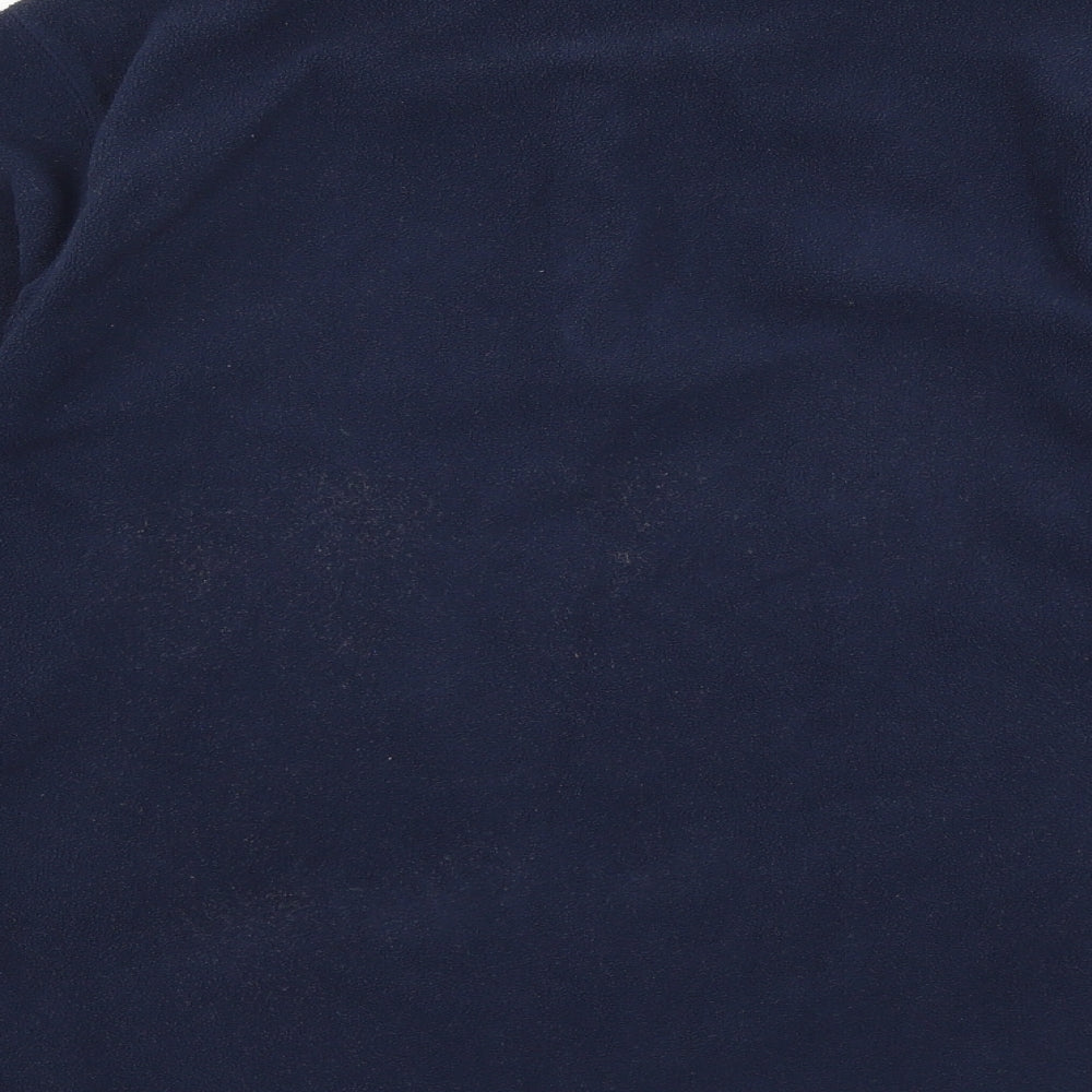 Quechua Mens Blue Fleece Pullover Sweatshirt Size S