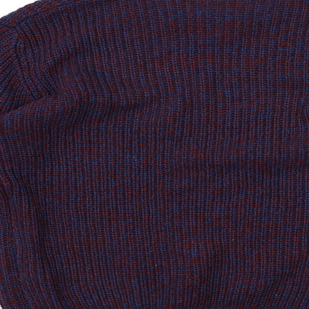 Cedarwood State Mens Blue Lace Pullover Jumper Size S