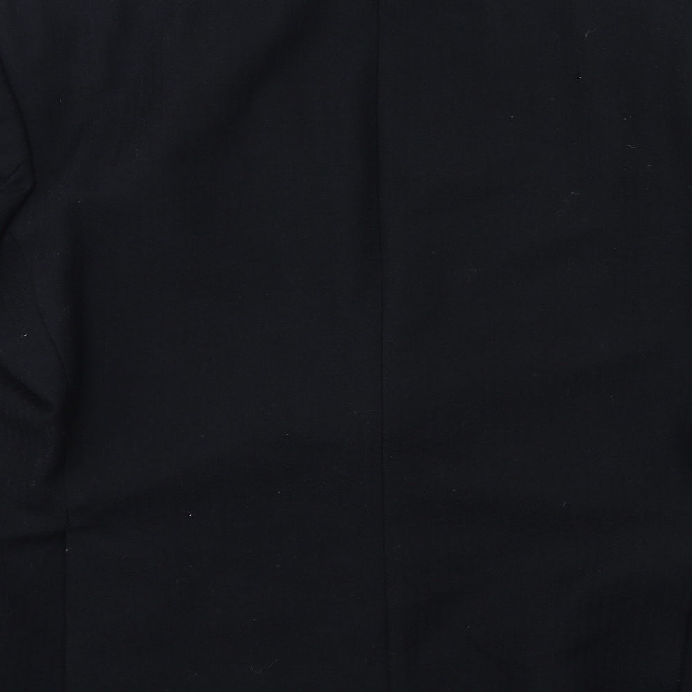 Etiquette Mens Black Jacket Suit Jacket Size 40