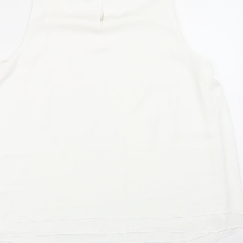 Roman Womens White Basic Blouse Size 12
