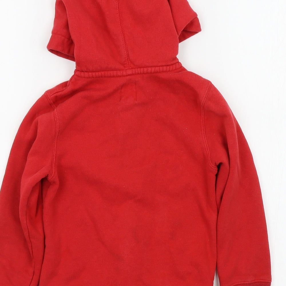 Gap Boys Red Colourblock Full Zip Jumper Size XS