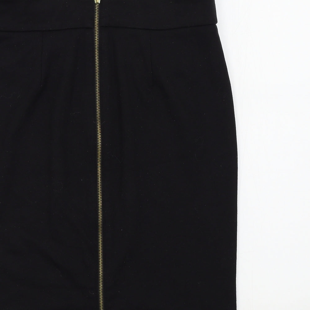 Philosophy Womens Black A-Line Skirt Size 6