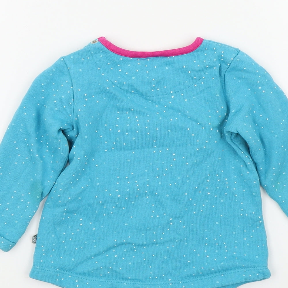 Liegelind Girls Blue Pullover Jumper Size 9-12 Months