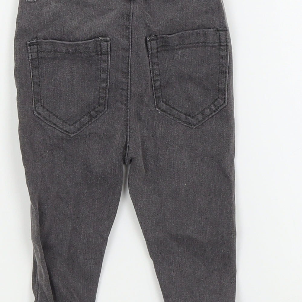 Disney Baby Boys Grey Cargo Trousers Size 3-6 Months