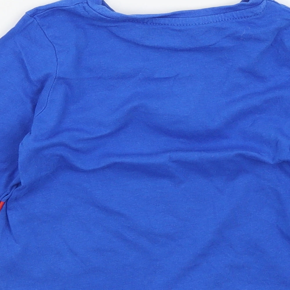 pep&co Boys Blue Colourblock Basic T-Shirt Size 12-18 Months