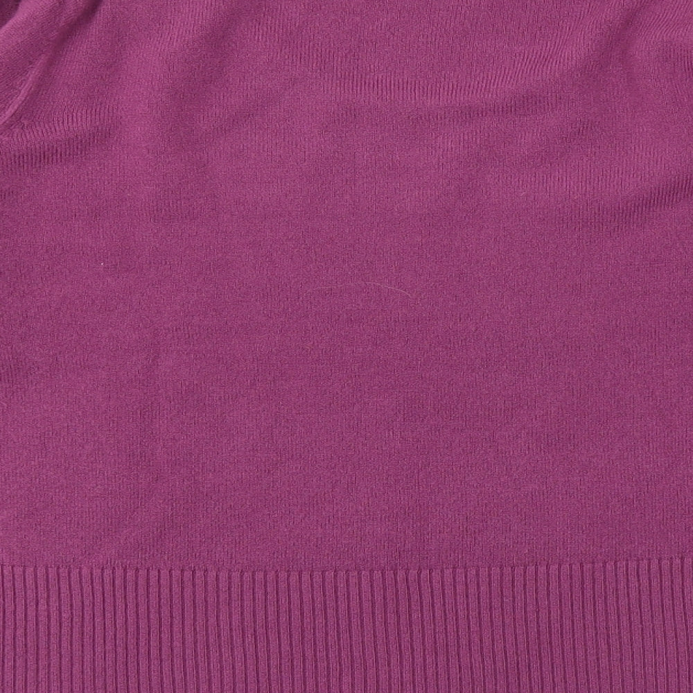 alexara Womens Purple Pullover Jumper Size L