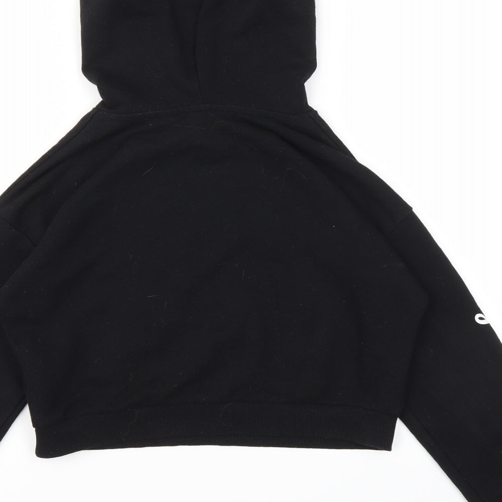 H&M Girls Black Pullover Sweatshirt Size 9-10 Years