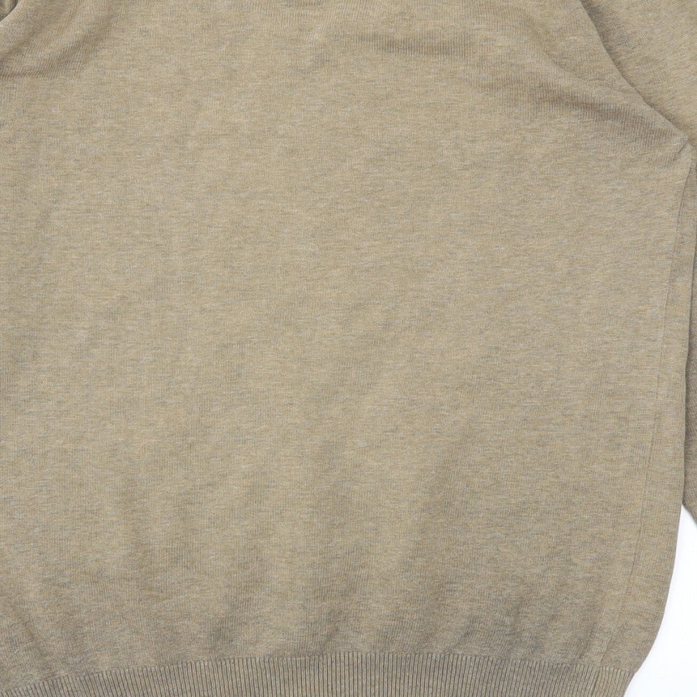 Easy Mens Brown Argyle/Diamond Pullover Sweatshirt Size S