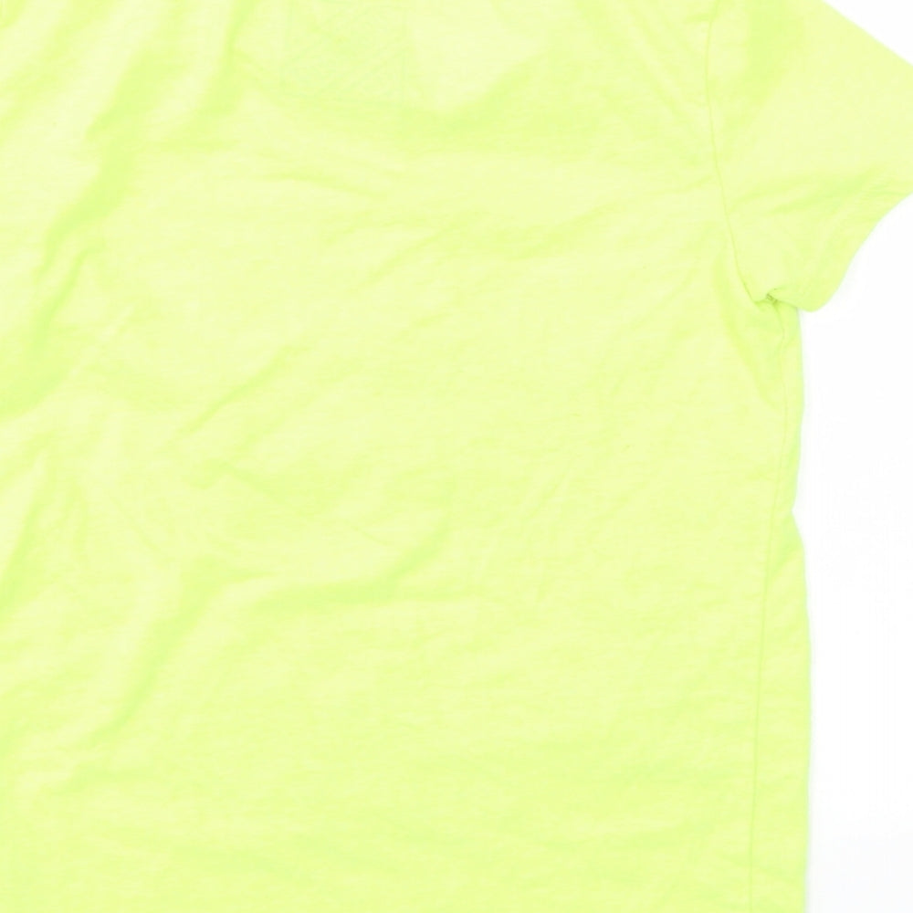 URBAN DEPT Boys Yellow Animal Print Basic T-Shirt Size 6 Years