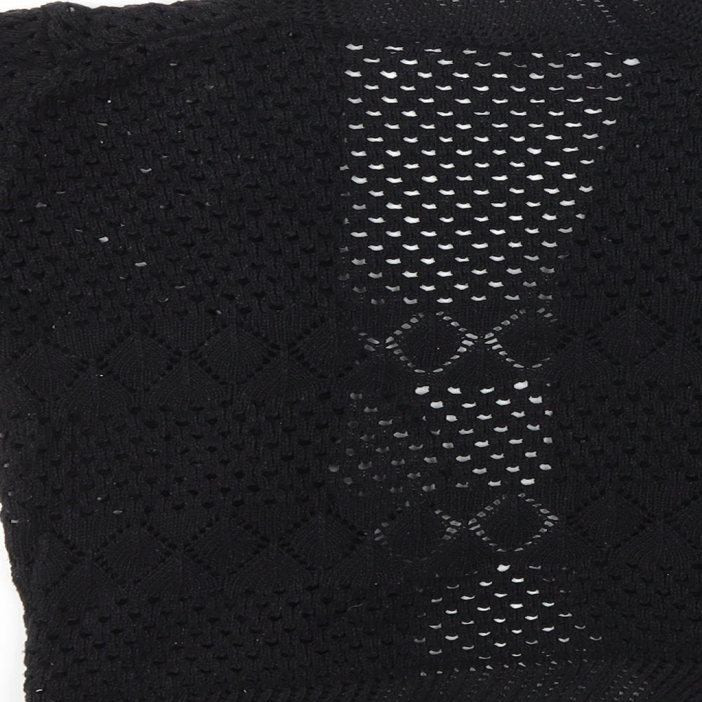 FASHION ALBERT Womens Black Cardigan Jumper Size S