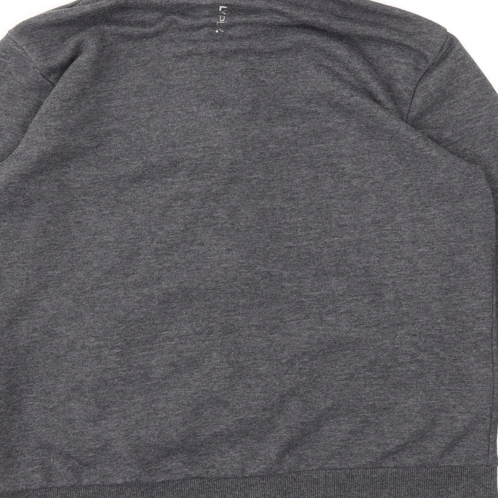 Only Womens Grey Full Zip Jumper Size M