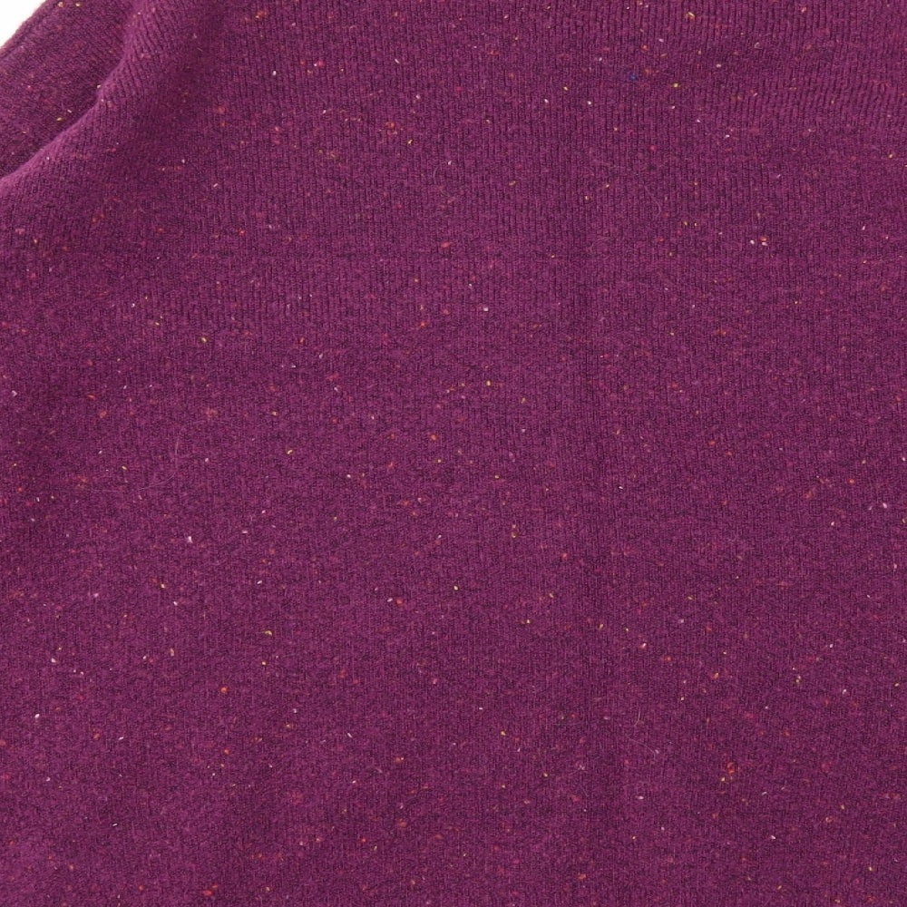 Nutmeg Womens Purple Pullover Jumper Size 12