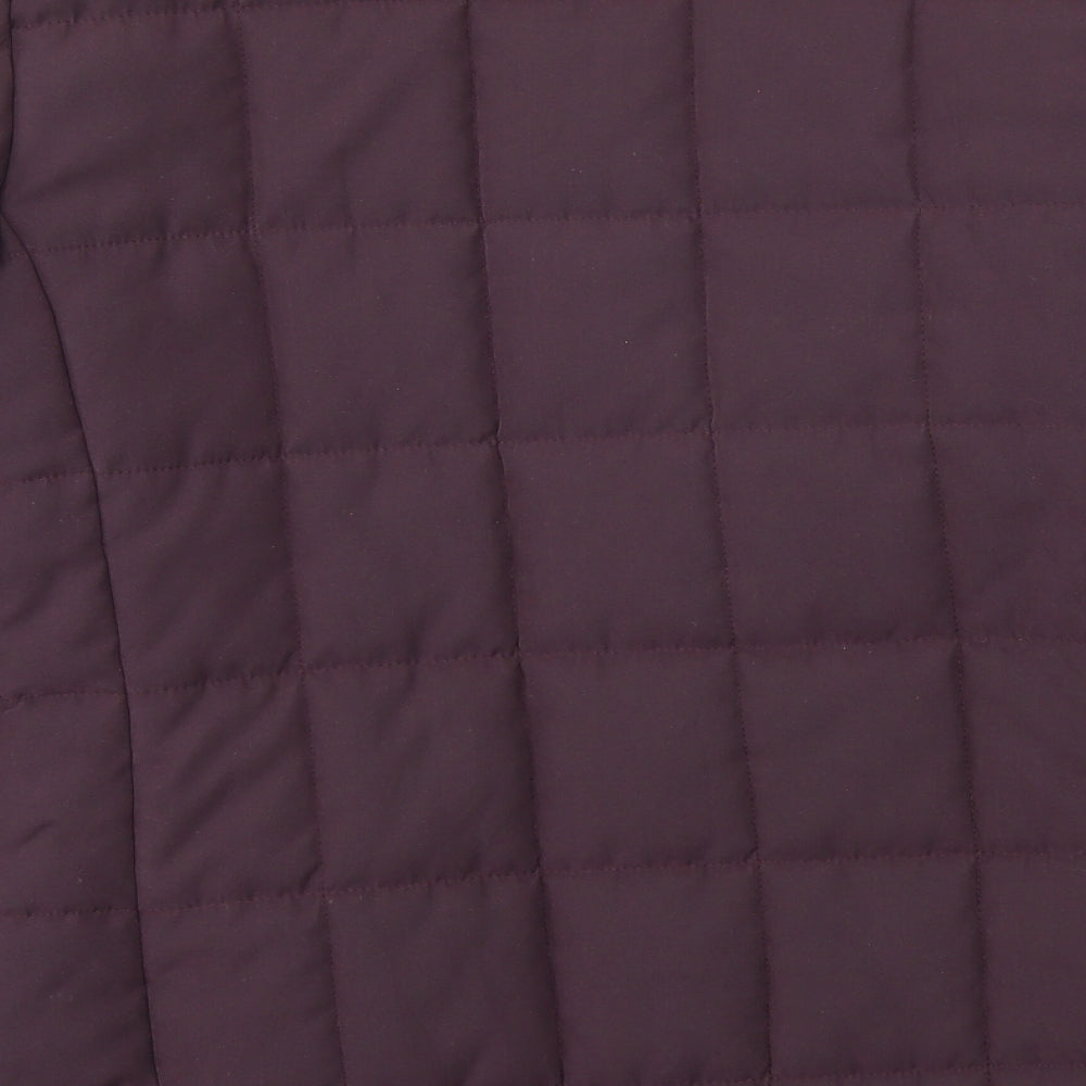 Marks & Spencer Womens Purple Jacket Coat Size 12