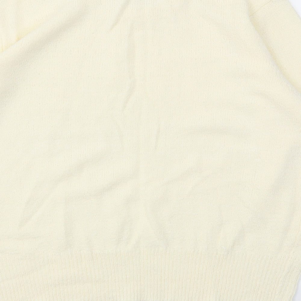 Ann McCartney Womens Ivory Pullover Jumper Size L