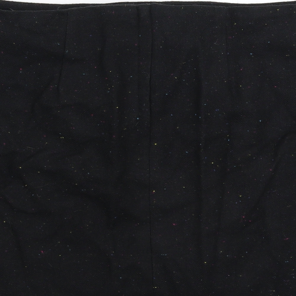 Preworn Womens Black Mini Skirt Size 8