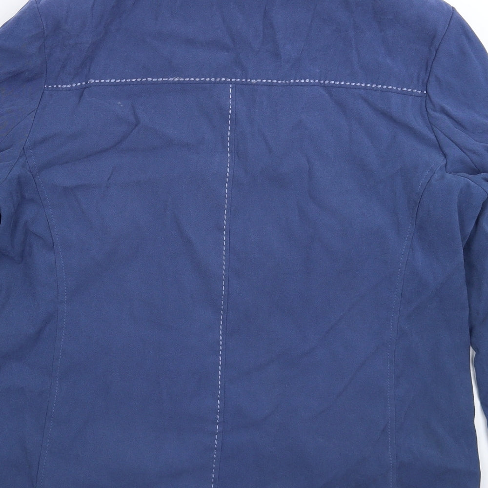 Jella di Marco Womens Blue Jacket Size M
