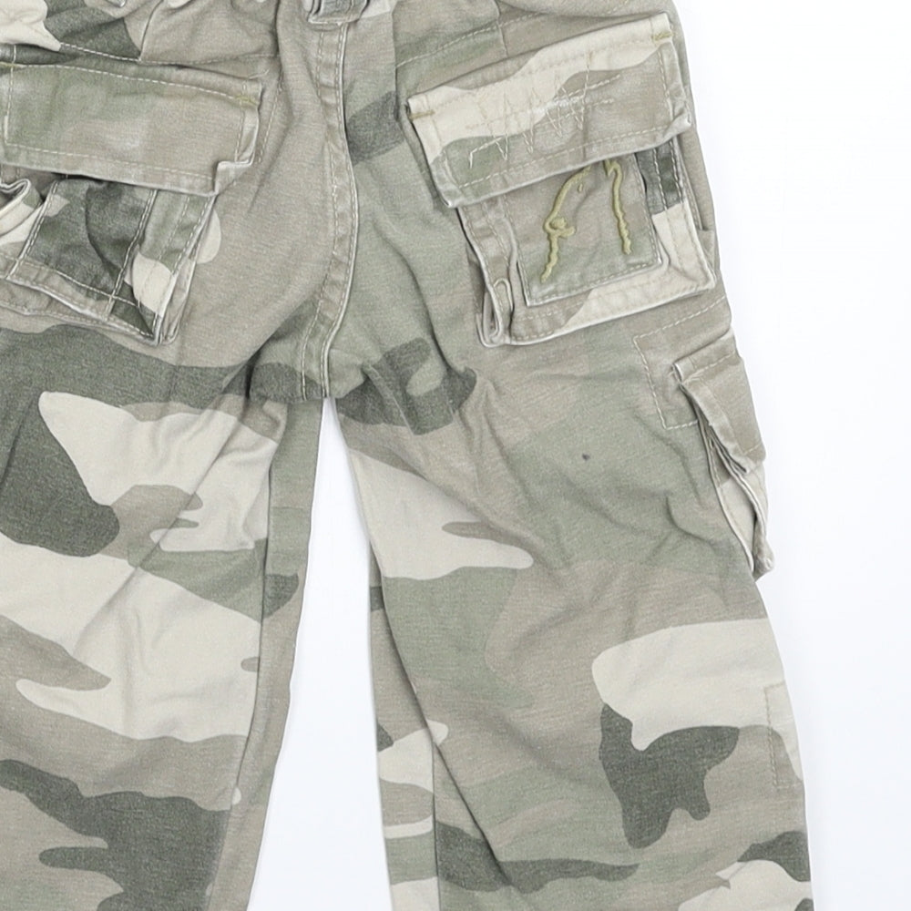 St Bernard Baby Multicoloured Camouflage Cargo Trousers Size 9-12 Months