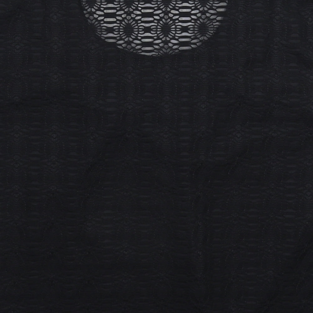 Xin Da Womens Black Basic T-Shirt Size XL
