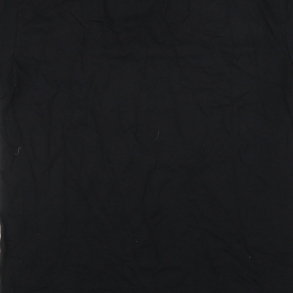 Gildan Womens Black Basic T-Shirt Size M - The magic touch