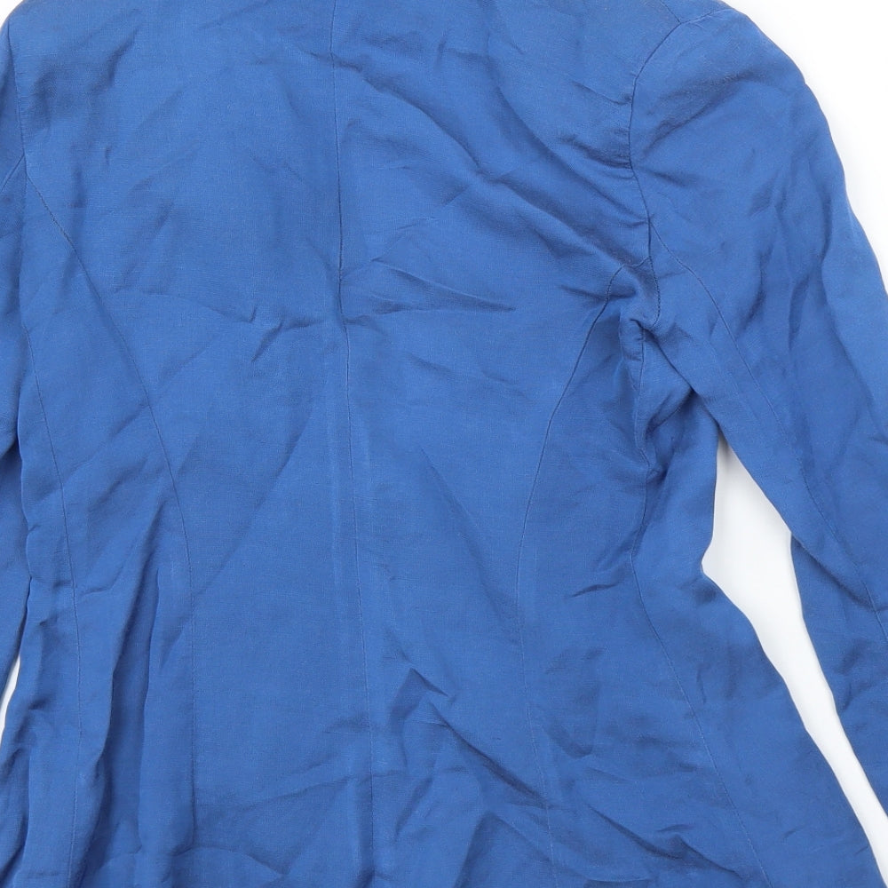 Hong Womens Blue Cardigan Jumper Size M - Jacket