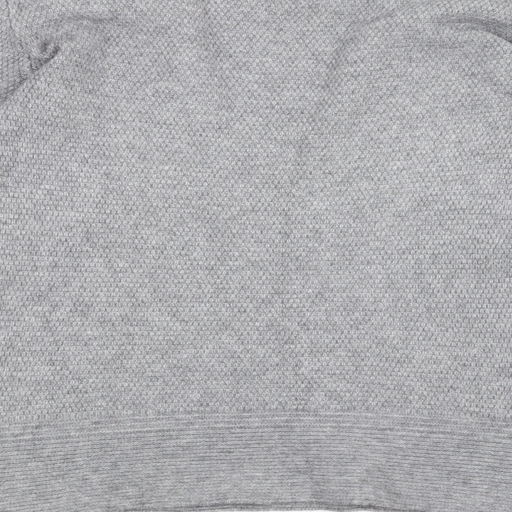 Roman Womens Grey Pullover Sweatshirt Size 10