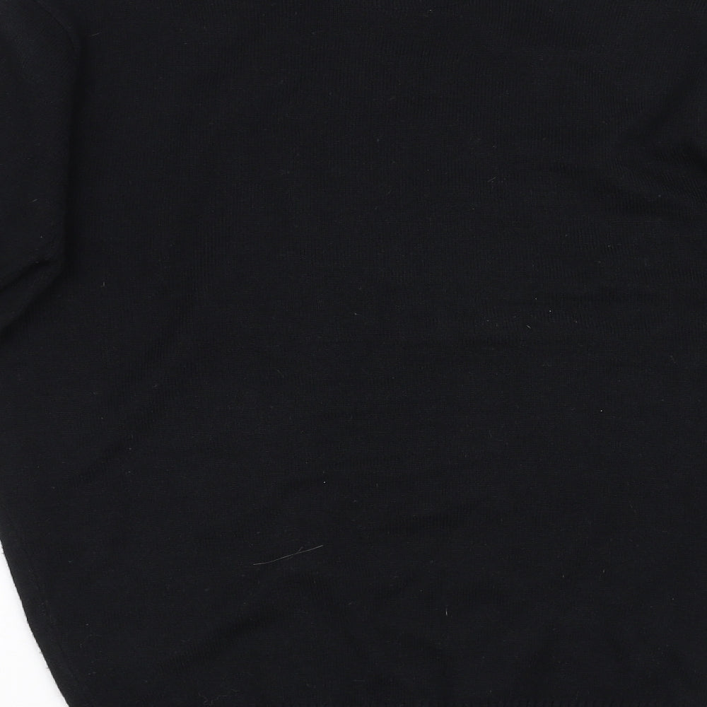Soul Star Mens Black Pullover Sweatshirt Size S