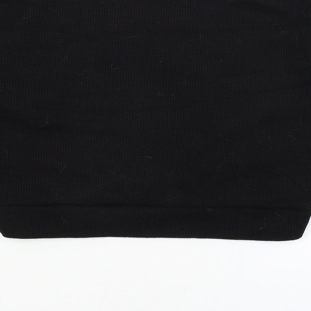 Club London Womens Black Pullover Jumper Size S