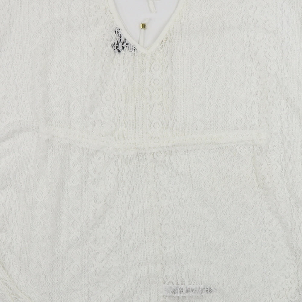 Atmosphere Womens White Basic Blouse Size S