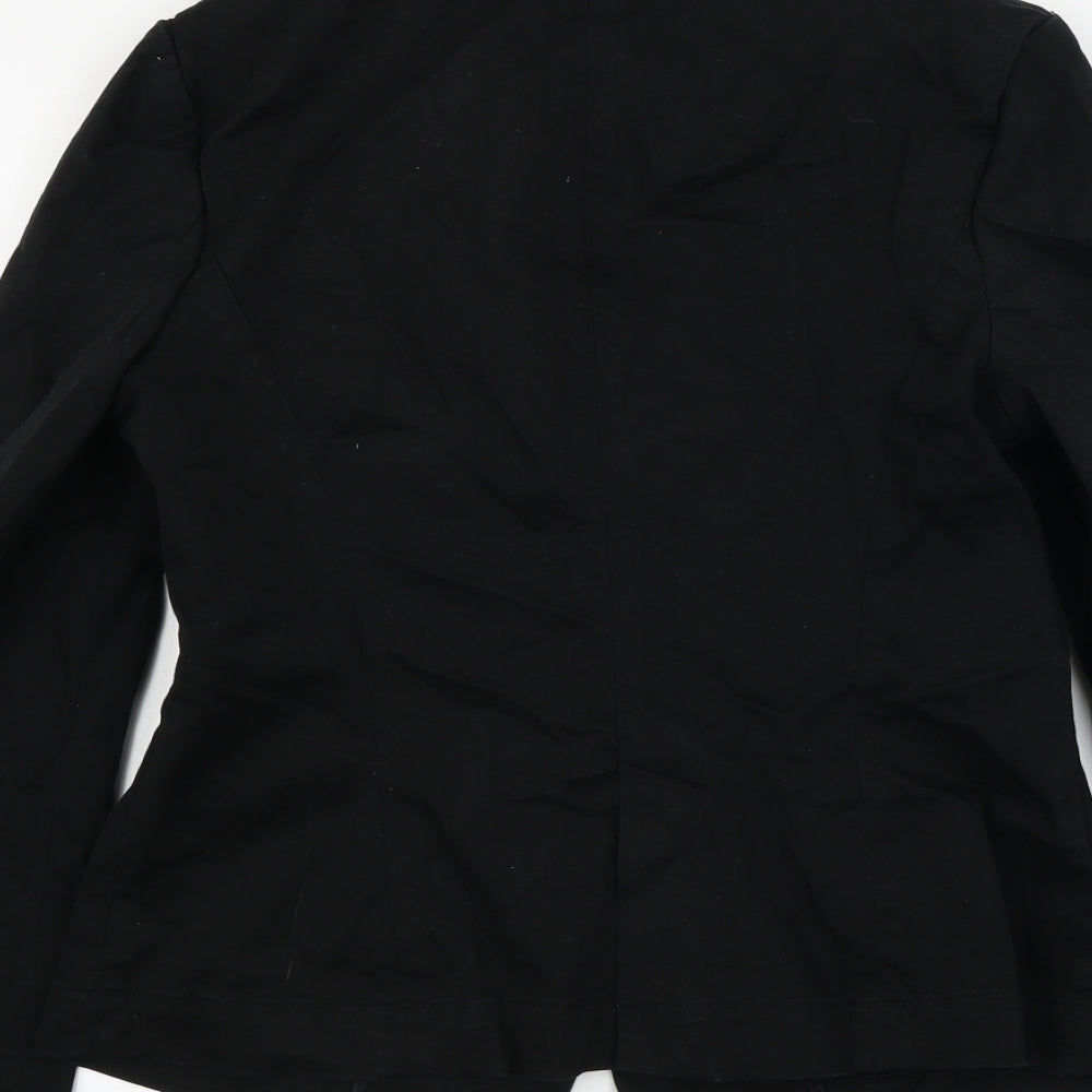 Miss Selfridge Womens Black Jacket Coat Size 14