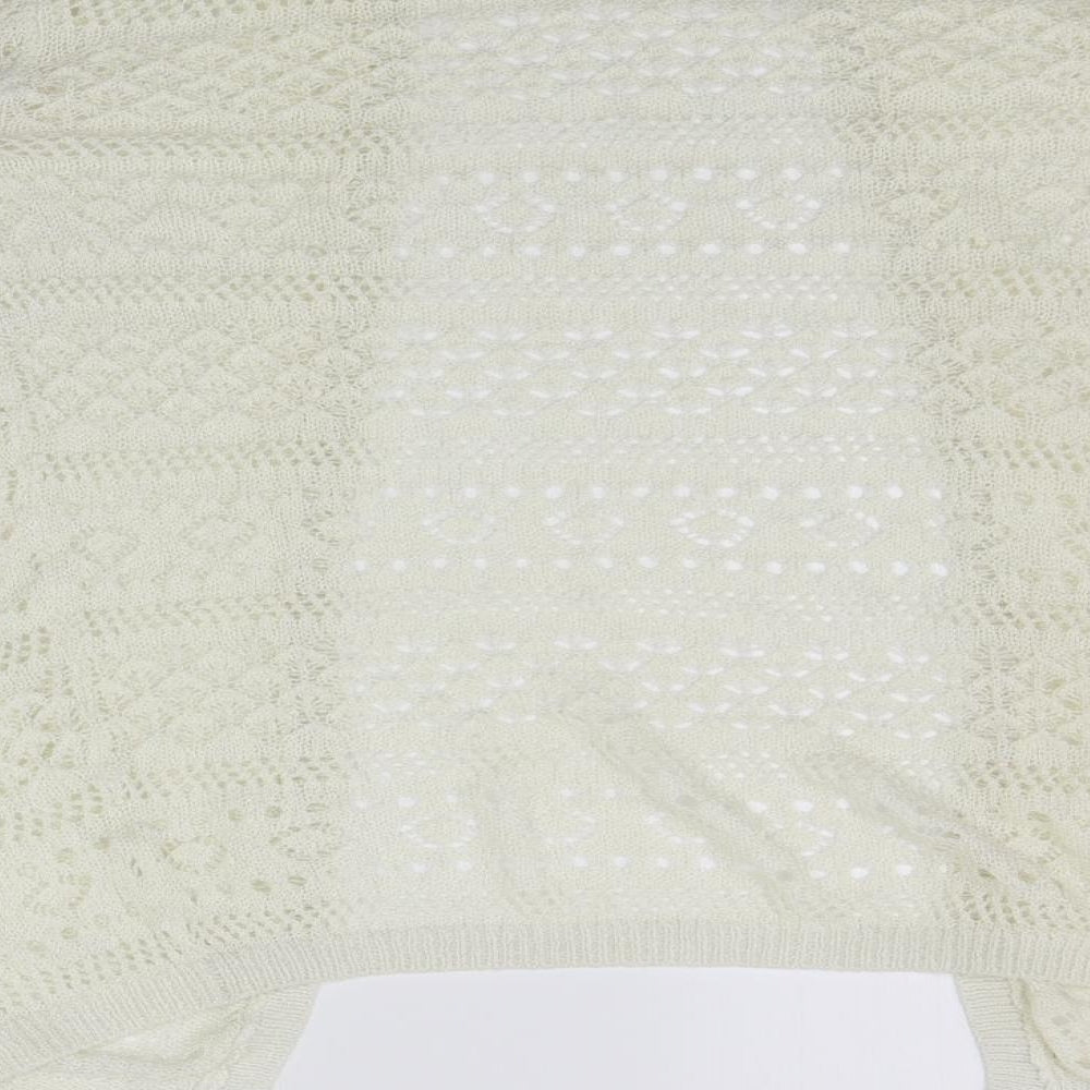 Peacocks Womens White Cape Jumper Size 10
