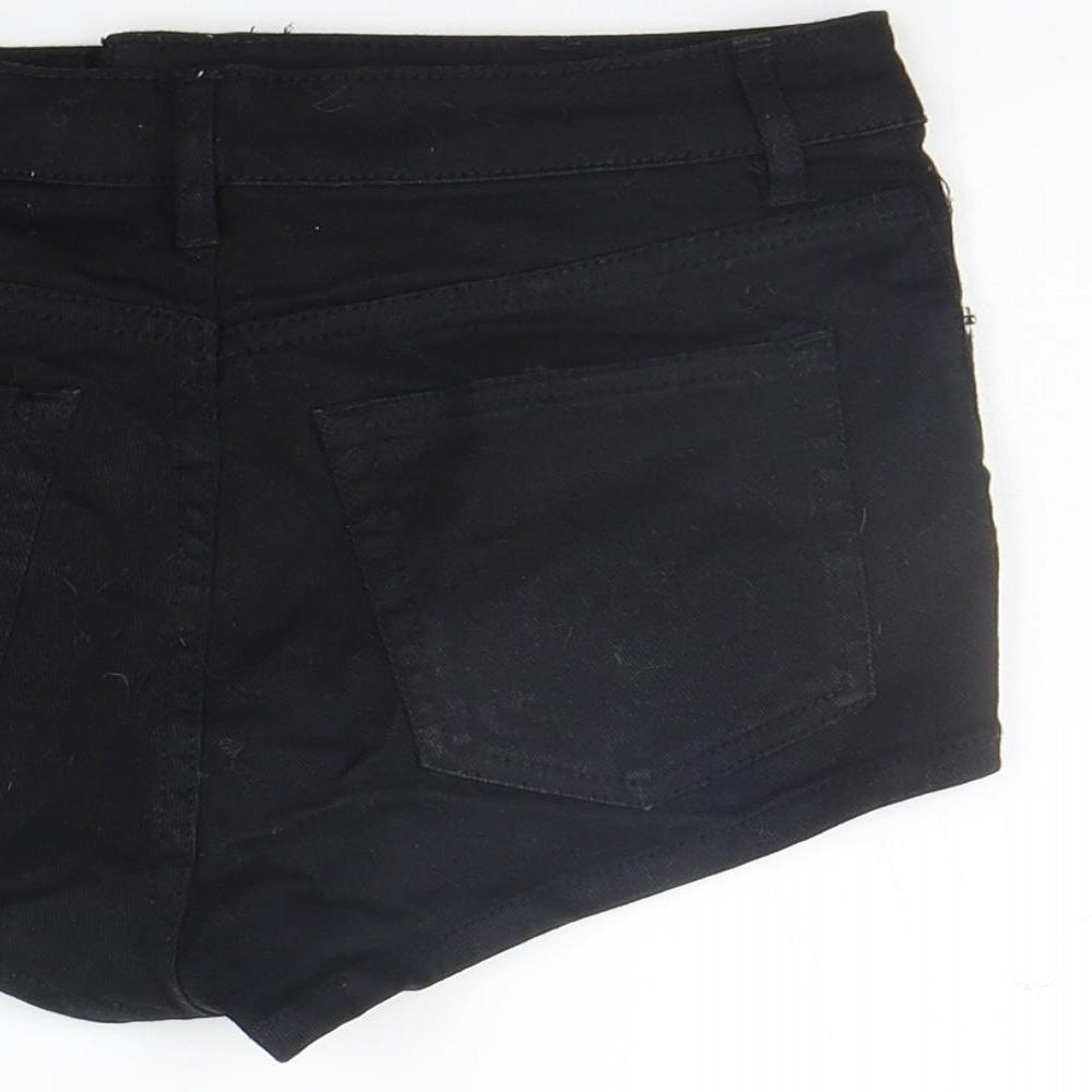 Divided Womens Black Cut-Off Shorts Size 6