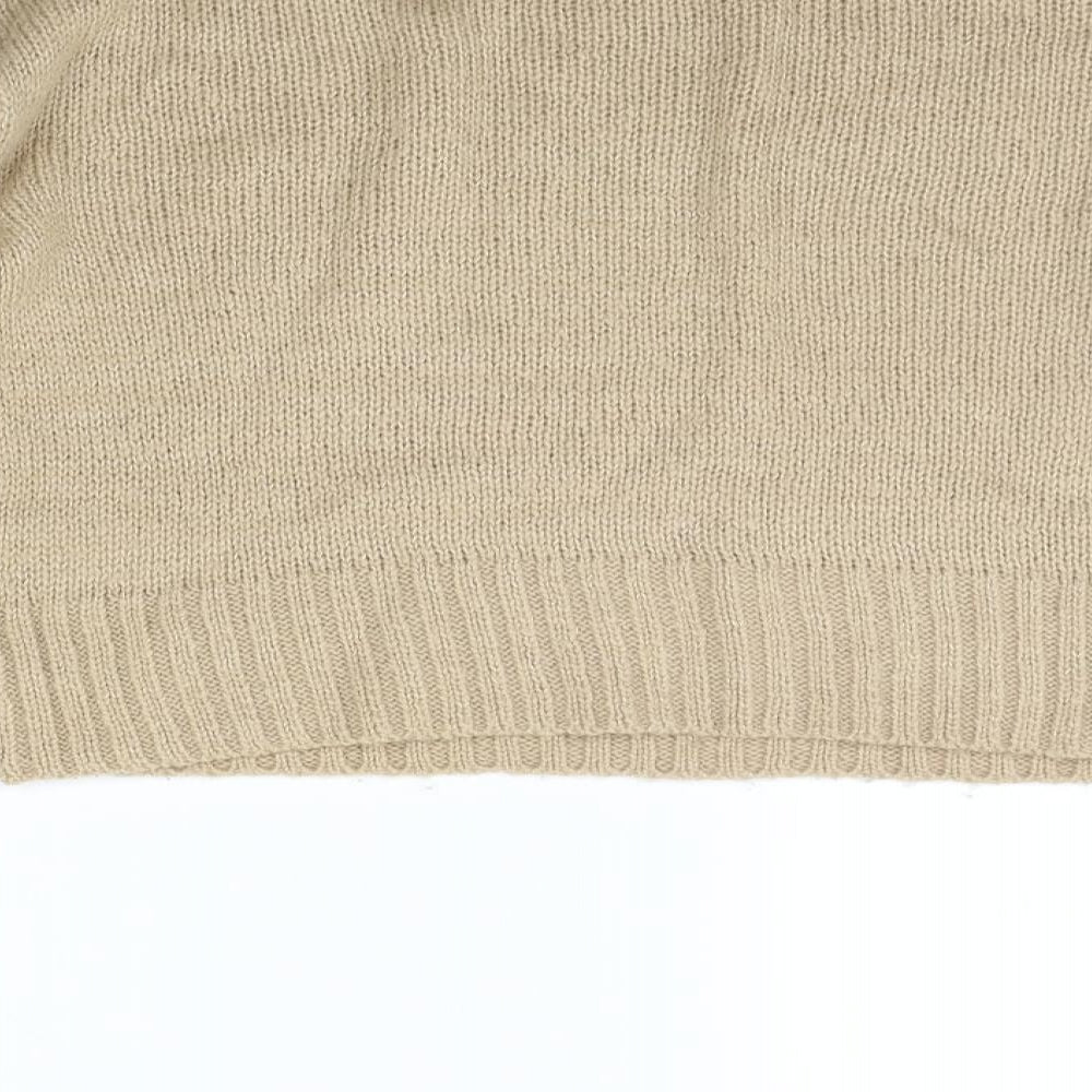 New Look Womens Beige Pullover Jumper Size S