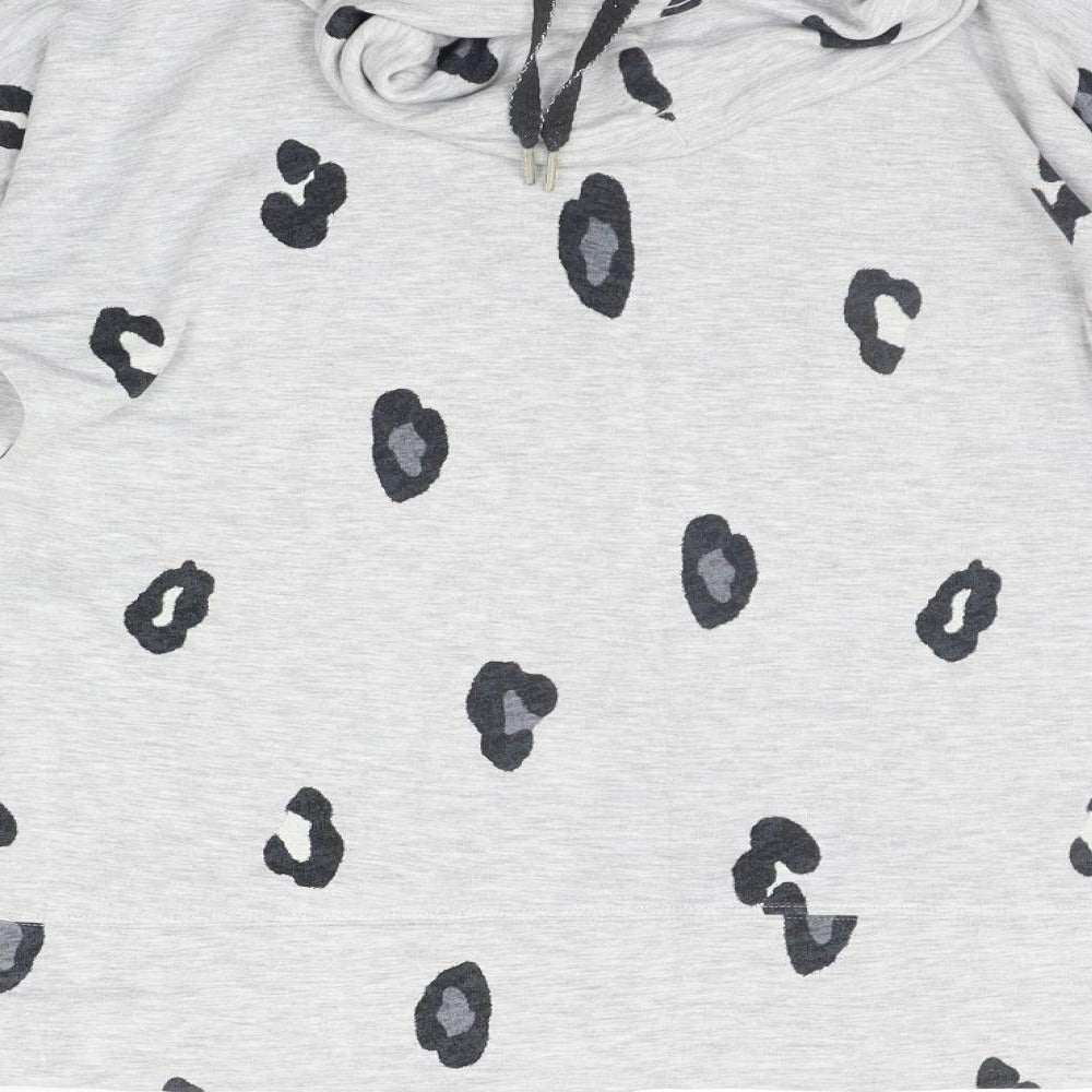 Marks & Spencer Womens Grey Polka Dot Pullover Jumper Size 10