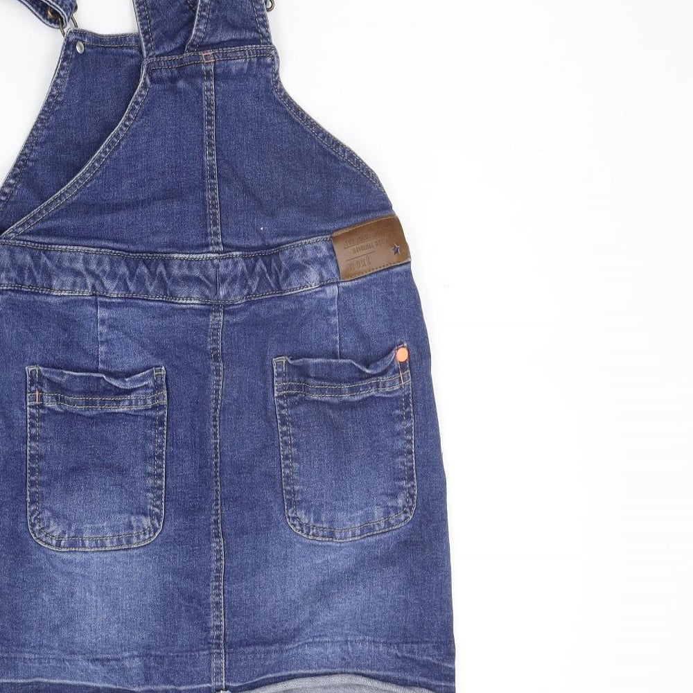 NEXT Girls Blue Dungaree One-Piece Size 10 Years
