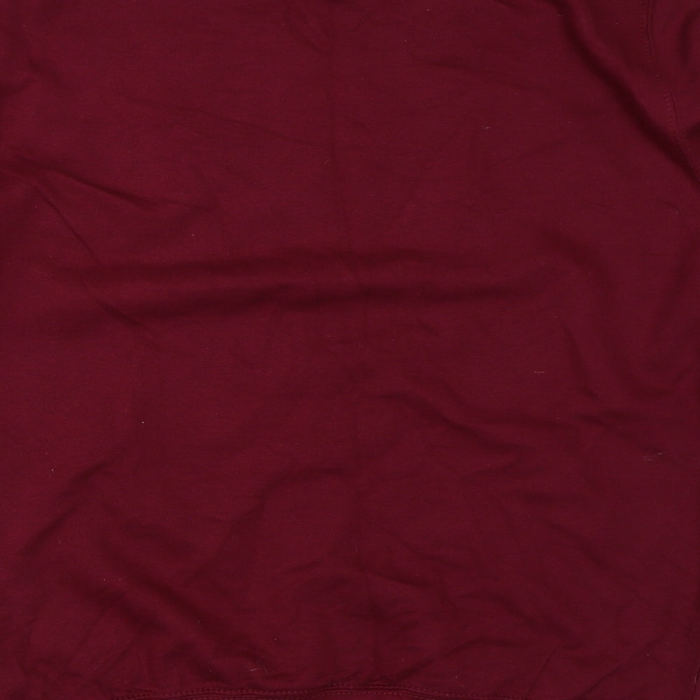 All We Do is Mens Red Pullover Sweatshirt Size M - christmas