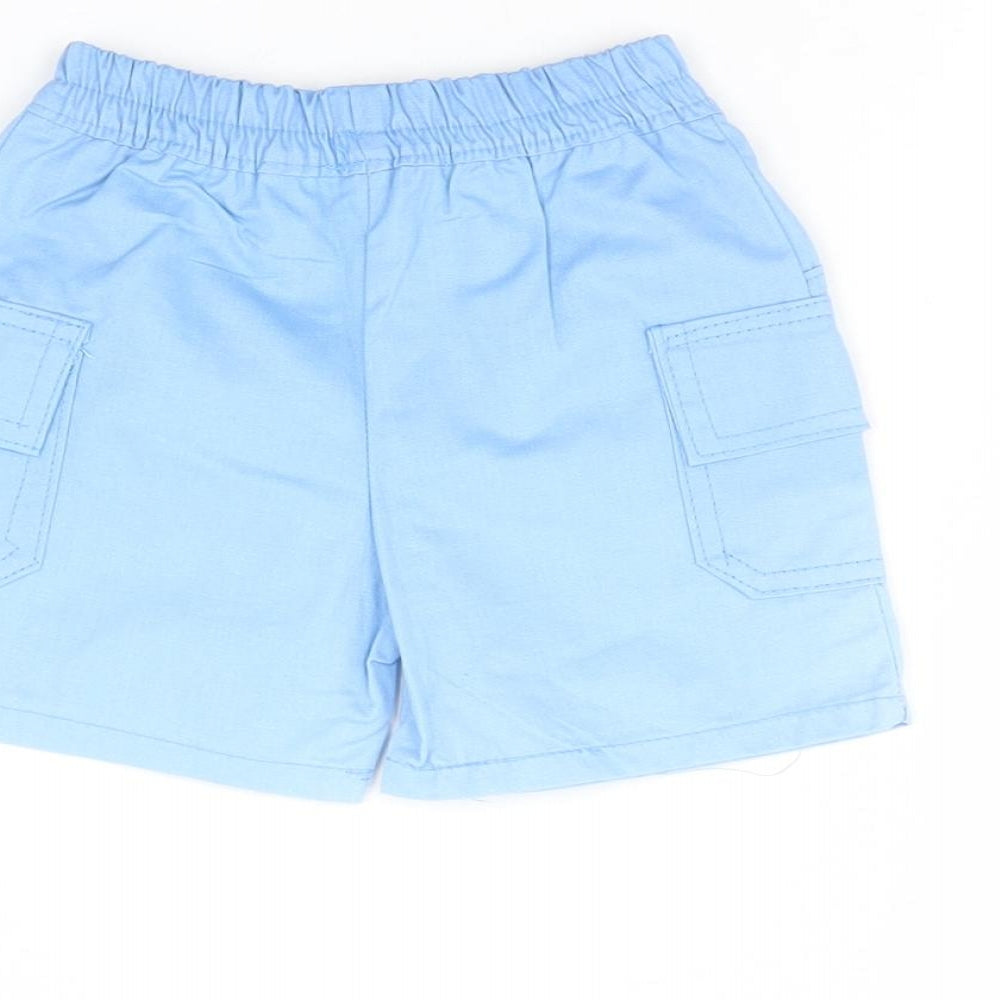 Baby C Baby Blue Cropped Trousers Size 6-9 Months