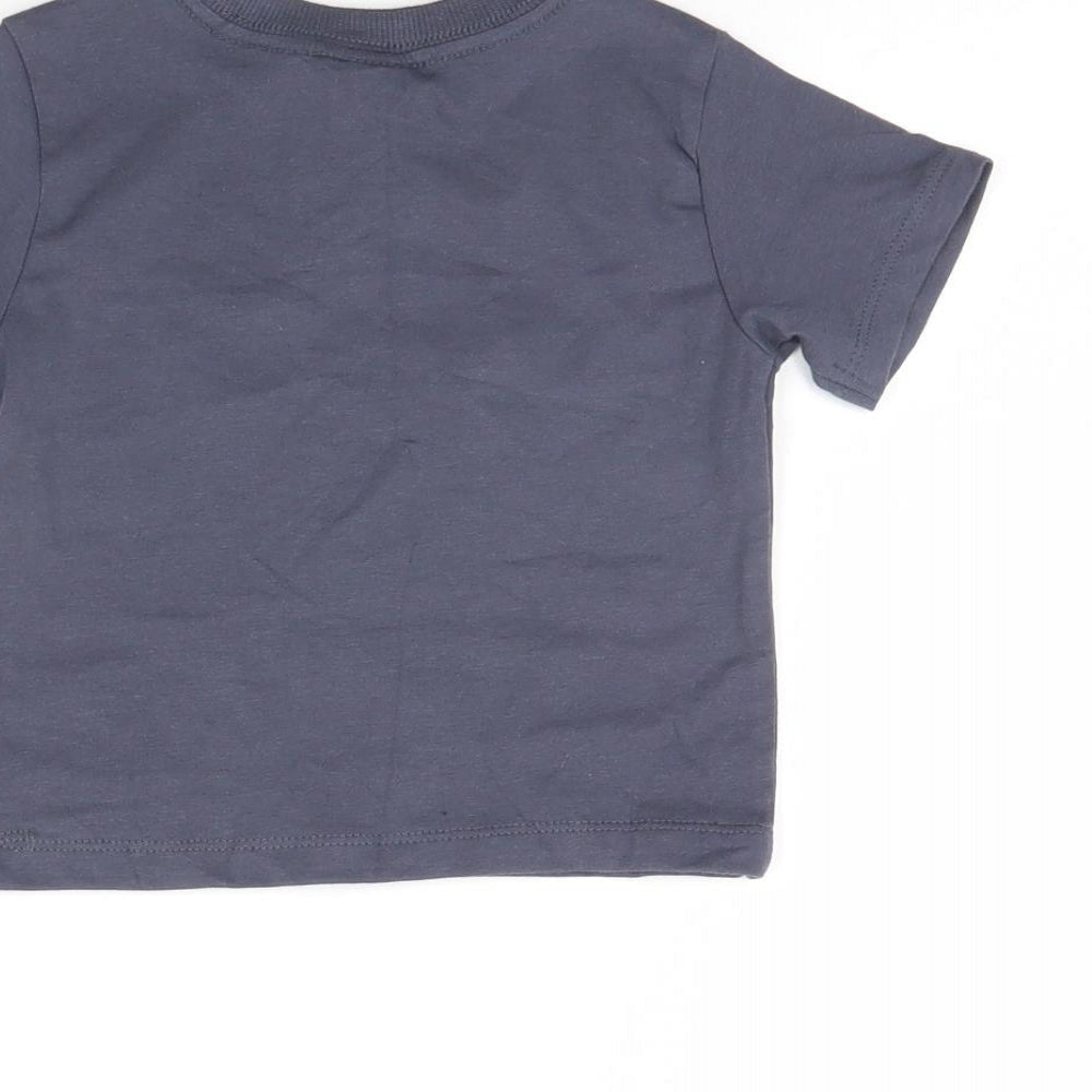 Tommy Bahama Baby Grey Basic T-Shirt Size 9-12 Months - Submarine