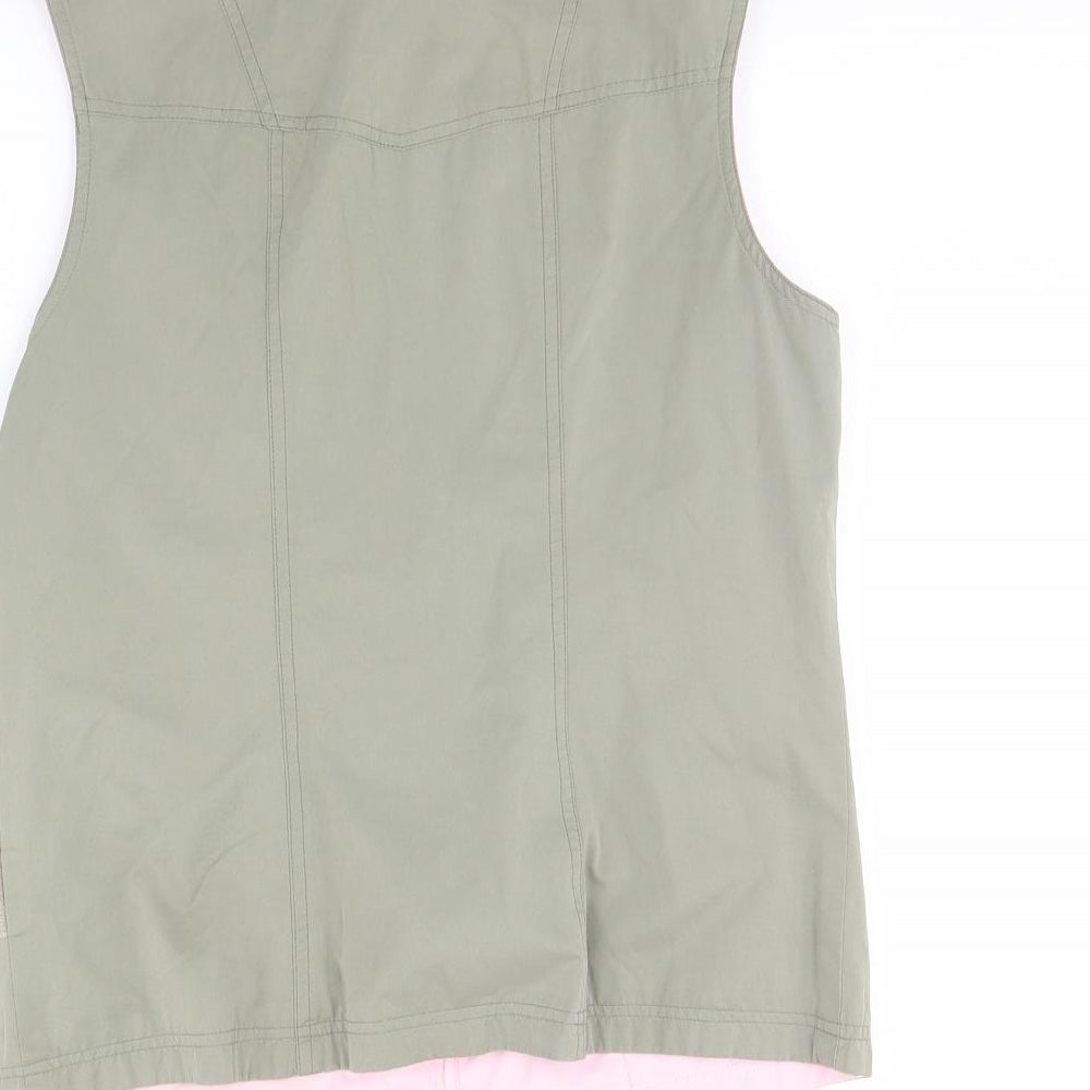 Preworn Womens Green Gilet Jacket Size 12