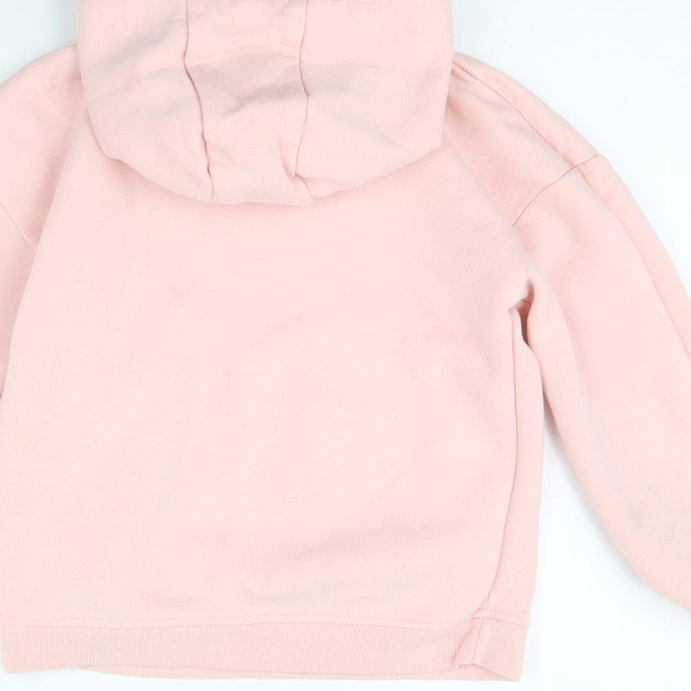 Primark Girls Pink Pullover Hoodie Size 9 Years
