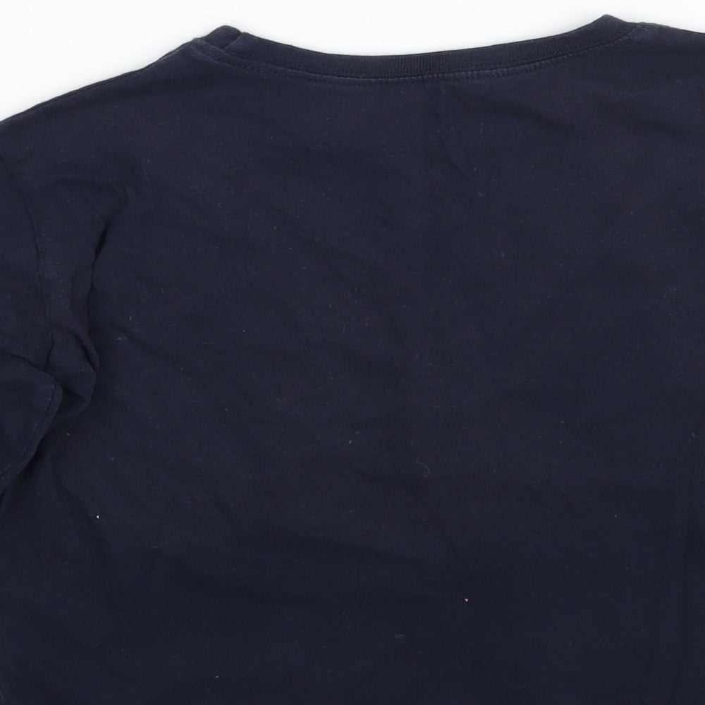 Preworn Boys Blue Basic T-Shirt Size 7-8 Years