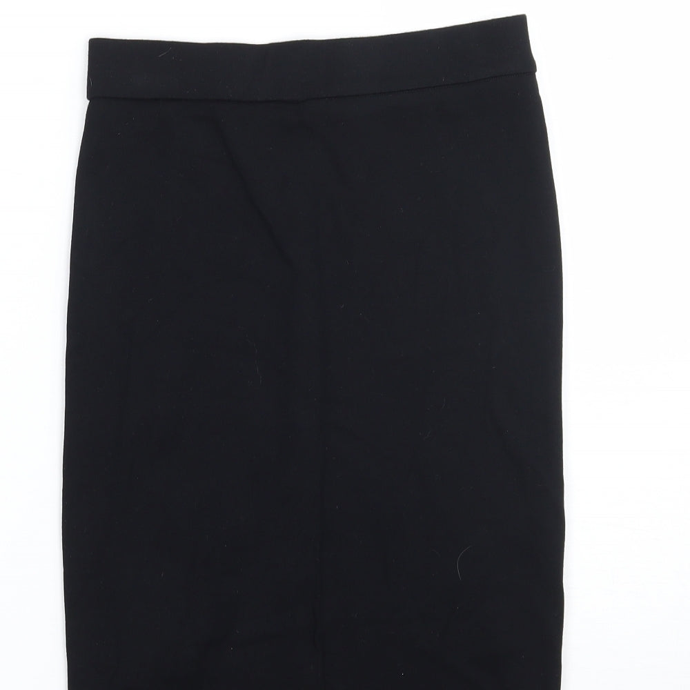 Marks & Spencer Girls Black A-Line Skirt Size 12 Years