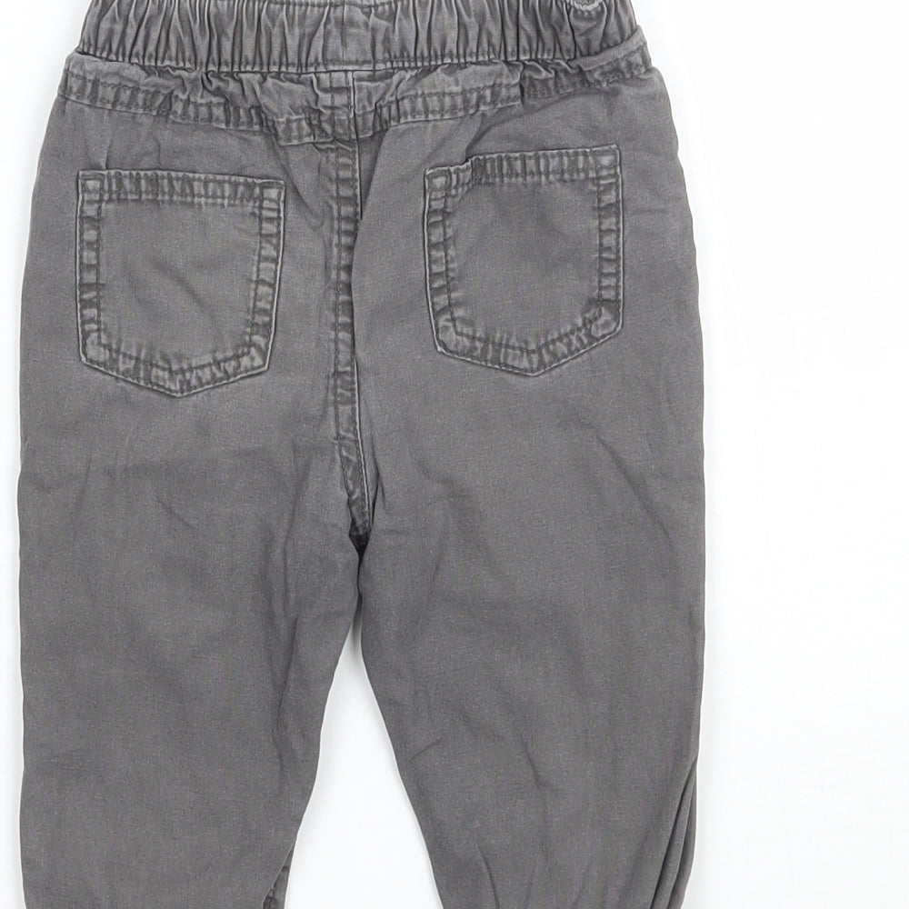 F&F Boys Grey Capri Jeans Size 9-12 Months