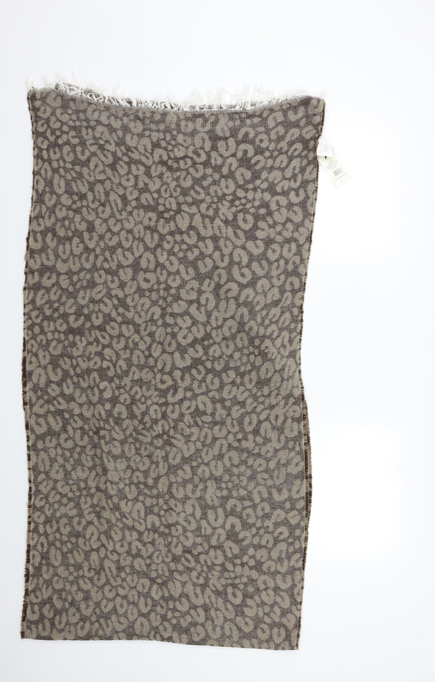 Ladies Accesories Womens Brown Animal Print Scarf